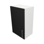 Pre Assembled Modern 450mm fitted kitchen wall unit matt black
