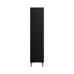 Pre Assembled Modern 500mm Tall Kitchen Larder fitted unit matt black