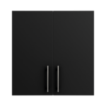 Pre Assembled Modern 700mm fitted kitchen wall unit matt black