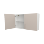Pre Assembled Modern 1000mm fitted kitchen wall unit matt cashmere
