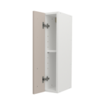 Pre Assembled Modern 150mm fitted kitchen wall unit matt cashmere