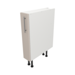Pre Assembled Modern 150mm fitted kitchen base unit matt cashmere