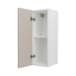 Pre Assembled Modern 250mm fitted kitchen wall unit matt cashmere