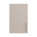 Pre Assembled Modern 450mm fitted kitchen wall unit matt cashmere