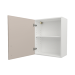 Pre Assembled Modern 600mm fitted kitchen wall unit matt cashmere