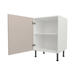 Pre Assembled Modern 600mm fitted kitchen universal base unit matt cashmere