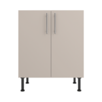 Pre Assembled Modern 700mm fitted kitchen universal base unit matt cashmere