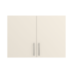 Pre Assembled Modern 1000mm fitted kitchen wall unit matt cream