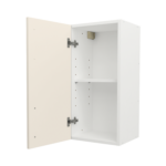Pre Assembled Modern 350mm fitted kitchen wall unit matt cream