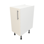 Pre Assembled Modern 350mm fitted kitchen base unit matt cream