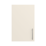 Pre Assembled Modern 450mm fitted kitchen wall unit matt cream