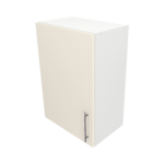 Pre Assembled Modern 500mm fitted kitchen wall unit matt cream