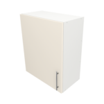 Pre Assembled Modern 600mm fitted kitchen wall unit matt cream