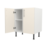 Pre Assembled Modern 700mm fitted kitchen universal base unit matt cream