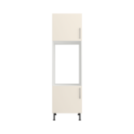 Pre Assembled Modern Double Housing Kitchen Larder fitted Unit Matt cream