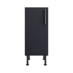 Pre Assembled Modern 350mm fitted kitchen base unit mattindigo blue