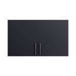 Pre Assembled Modern 1200mm fitted kitchen wall unit mattindigo blue