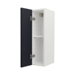 Pre Assembled Modern 200mm fitted kitchen wall unit mattindigo blue