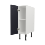 Pre Assembled Modern 250mm fitted kitchen base unit mattindigo blue