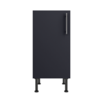 Pre Assembled Modern 400mm fitted kitchen base unit mattindigo blue