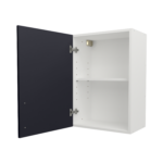 Pre Assembled Modern 500mm fitted kitchen wall unit mattindigo blue
