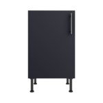 Pre Assembled Modern 500mm fitted kitchen base unit mattindigo blue