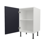 Pre Assembled Modern 500mm fitted kitchen base unit mattindigo blue