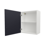 Pre Assembled Modern 600mm fitted kitchen wall unit mattindigo blue