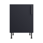 Pre Assembled Modern 600mm fitted kitchen universal base unit mattindigo blue