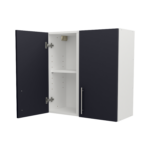 Pre Assembled Modern 700mm fitted kitchen wall unit mattindigo blue