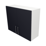 Pre Assembled Modern 900mm fitted kitchen wall unit mattindigo blue