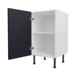 Pre Assembled Modern 450mm fitted kitchen base unit mattindigo blue