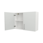 Pre Assembled Modern 1000mm fitted kitchen wall unit matt light grey