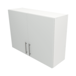 Pre Assembled Modern 1000mm fitted kitchen wall unit matt light grey