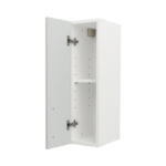 Pre Assembled Modern 200mm fitted kitchen wall unit matt light grey