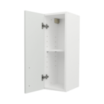 Pre Assembled Modern 250mm fitted kitchen wall unit matt light grey