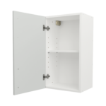 Pre Assembled Modern 400mm fitted kitchen wall unit matt light grey