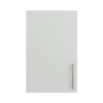 Pre Assembled Modern 450mm fitted kitchen wall unit matt light grey