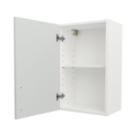 Pre Assembled Modern 450mm fitted kitchen wall unit matt light grey