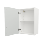 Pre Assembled Modern 500mm fitted kitchen wall unit matt light grey