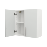 Pre Assembled Modern 700mm fitted kitchen wall unit matt light grey