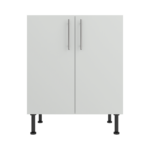 Pre Assembled Modern 700mm fitted kitchen universal base unit matt light grey