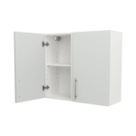 Pre Assembled Modern 800mm fitted kitchen wall unit matt light grey