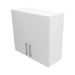 Pre Assembled Modern 800mm fitted kitchen wall unit matt light grey