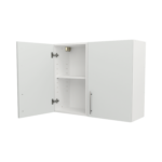 Pre Assembled Modern 900mm fitted kitchen wall unit matt light grey