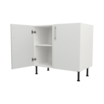 Pre Assembled Modern 900mm fitted kitchen universal base unit matt light grey