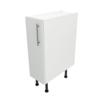 Pre Assembled Modern 250mm fitted kitchen base unit matt light grey