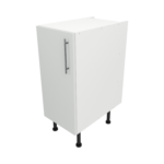 Pre Assembled Modern 350mm fitted kitchen base unit matt light grey