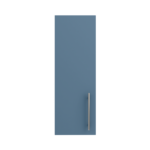 Pre Assembled Modern 250mm fitted kitchen wall unit matt misty blue