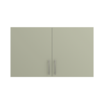 Pre Assembled Modern 1200mm fitted kitchen wall unit matt sage green